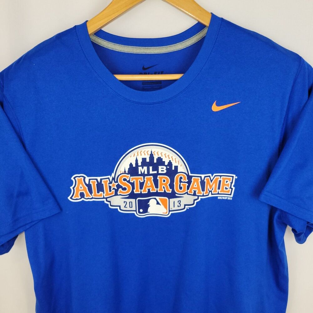 New York Mets 2013 All Star Game Citifield MLB Nike Dri-Fit Shirt Extra large XL